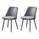 Kit-2-Cadeiras-Quebec-Barbara-Fratini-Revestido-em-Poliuretano--PU--Grafite-Base-em-Aco-Preto