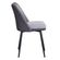 Kit-2-Cadeiras-Quebec-Barbara-Fratini-Revestido-em-Poliuretano--PU--Grafite-Base-em-Aco-Preto--3-