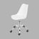 Kit-4-Cadeiras-Giratoria-Eames-Saarinen-Joly-Polipropileno-Assento-Estofado-PU-Branco-Base-Rodizio