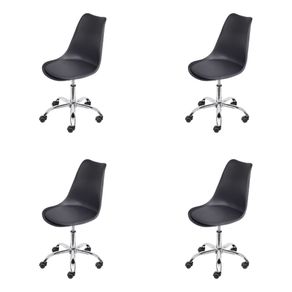 Kit-4-Cadeiras-Eames-Saarinen-Joly-Polipropileno-Assento-Estofado-PU-Branco-Cromado