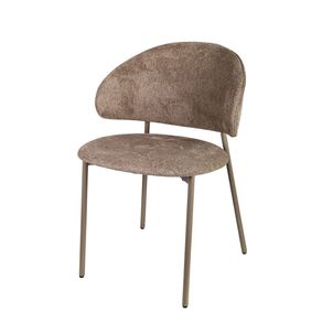 Cadeira-Sala-de-Jantar-Marisol-Rivatti-Estofada-Tecido-Cinza-Base-Aco-Moderna-Confortavel Cadeira-Sala-de-Jantar-Marisol-Rivatti-Estofada-Tecido-Cinza-Base-Aco-Moderna-Confortavel