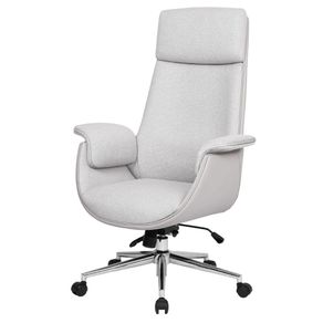 Cadeira-Presidente-Valencia-PU-Nude-Tecido-Nude-Rodizio Cadeira-Presidente-Valencia-PU-Nude-Tecido-Nude-Rodizio