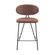 Banqueta-Alta-Pilar-Rivatti-101-cm--Altura--Estofada-Tecido-Marrom-Base-Aco-Preta--2-
