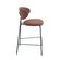 Banqueta-Alta-Pilar-Rivatti-101-cm--Altura--Estofada-Tecido-Marrom-Base-Aco-Preta--3-