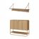 Kit-Sapateira-Organica-Luna-e-Cabideiro-com-Prateleira-Oslo-Artesano-MDP-Hanover-Base-Metal-Dourado