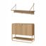 Kit-Sapateira-Organica-Luna-e-Cabideiro-com-Prateleira-Oslo-Artesano-MDP-Hanover-Base-Metal-Dourado