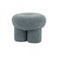 Puff-Redondo-Trium-Rivatti-35-cm--Altura--com-03-pes-Estofado-em-tecido-Azul-Ardosia