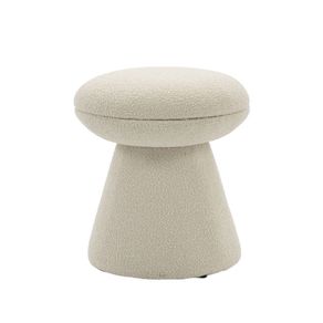 Puff-Redondo-Vertice-Rivatti-43-cm--Altura--Estofado-em-tecido-Off-White