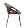 Cadeira-Empilhavel-Oceana-Rivatti-em-Polipropileno--PU--Marrom-Chocolate-com-Base-de-Aco--3-