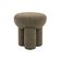 Puff-Redondo-Orbe-Rivatti-44-cm--Altura--Estofado-em-tecido-Marrom-Mescla