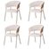 Kit-4-Cadeiras-Biella-Fratini-Compose-em-PU-Caramelo-e-Tecido-Fendi-Base-Aco-Champagne