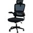 Cadeira-Escritorio-Presidente-Sync-Domann-Design-Assento-Tecido-Preto-Tela-Mesh-Base-Metal