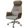 Cadeira-Escritorio-Presidente-Arcos-Atlanta-Domann-Design-Encosto-e-Assento-PU-Cinza-Base-Metal